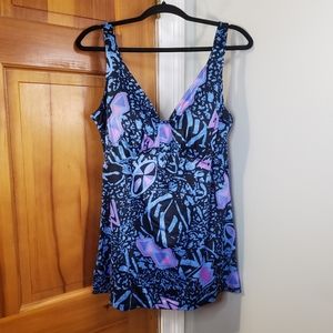 Maxine of Hollywood Women's Skirted Swimsuit Made in California